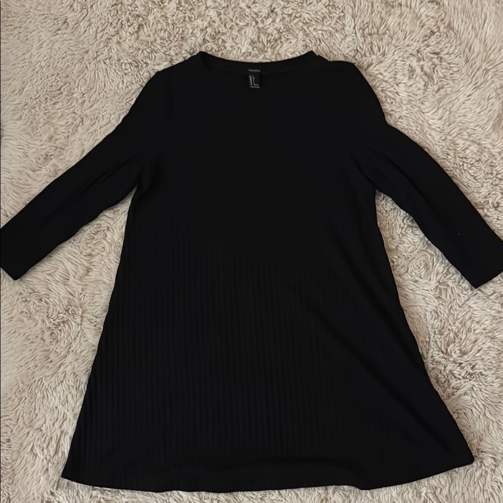 Black 3/4 Sleeve Dress